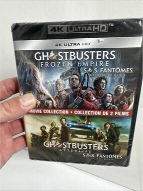 Ghostbusters: Afterlife / Ghostbusters: Frozen Empire (4K UHD + Blu-ray ,Digital